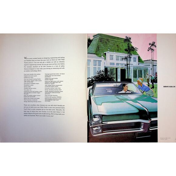 Orig 1967 Pontiac Line Up Brochure GTO 2-2 Le Mans Tempest Grand Prix Bonneville - Picture 4 of 16